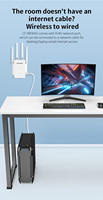 Comfast Répéteur WiFi longue portée 300 Mbps pour couverture complète de la maison