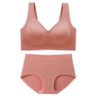 Plus Size Supportive Comfortable Wireless <b>Bra</b> Set Comfortable Seamless <b>Bra</b> and Underwear Sets for Women - Product Image 6