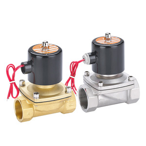 วาล์วโซลินอยด์ทองแดง 2W025-08 วาล์วน้ำ/อากาศ 2W ขนาด 4/8/6/1 นิ้ว สวิตช์ 220V/24V/12V แบบปิดปกติ ควบคุมแก๊ส - Product Image 1