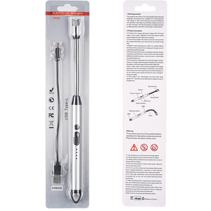 FREN FR-887 Vente en gros Briquet à bougie LED rechargeable USB pour barbecue, cadeaux, alliage de zinc - Product Image 6