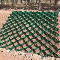 Высокопрочные геосетчатые панели из HDPE для защиты склонов и стабилизации дорожного основания