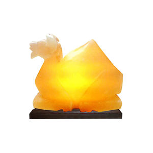 Attrape-rêves floral en sel rose de l'Himalaya, panier sculpté, artisanat naturel, lampe décorative animale, fait main, toucher réel, personnalisé - Product Image 1