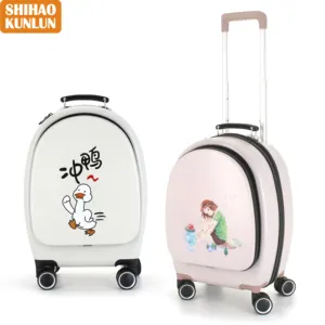 Alla moda su misura guscio duro valigia di alta qualità abs 3 pezzo trolley borse a mano set di valigie da viaggio