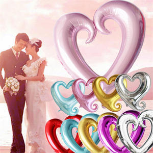 1pc 43 Inch Hook Heart Balloon Hélium Balloon Wedding Valentine's Day Decoration Birthday <span class=keywords><strong>Gogo</strong></span> Heart Foil Balloon - Product Image 2