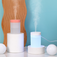 Mini humidificateur d'air portable de 200 ml, diffuseur d'huiles essentielles USB de bureau, petit diffuseur d'arômes, diffuseur de parfum pour la maison ou la voiture, logo personnalisé