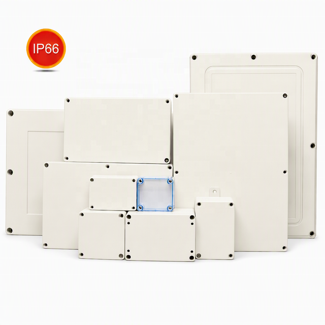 Junction Box Electronic Enclosure IP65 Junction ABS Injection MouldIng Waterproof Outdoor Electrical Plastic Junction Box Case
