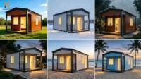 Cabine de vie modulaire moderne de 40 pieds avec design respirant pour les centres de villégiature en plein air, les immeubles de bureaux et les villas - Zhonghuan Living