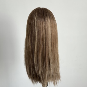 Pelucas y Tupés de Cabello Humano para Mujer con Cabello Fino - Peluca Judía de Color Ondulado Natural de 18 Pulgadas en Stock - Product Image 5