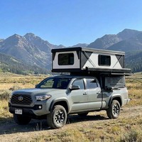 Tente de toit rigide en aluminium pour 3-4 personnes, légère, à ouverture rapide automatique, pour Ranger, camping en plein air