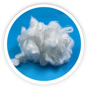 Fio macio de fibra pla para material de tecido não tecido 100% biodegradável