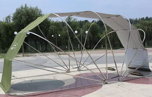 Abri de voiture mobile pliable galvanisé à chaud de 5,5 m, populaire et sécurisable, pour voitures - Product Image 6