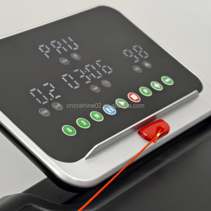 <span class=keywords><strong>Tapis</strong></span> roulant électrique pliable portable Zoshine 0,75 CV avec écran LED et moniteur <span class=keywords><strong>de</strong></span> fréquence cardiaque sans fil pour usage domestique/commercial - Product Image 4