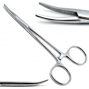 Pinzas hemostáticas de acero inoxidable de 14 cm para la eliminación de pelo de mascotas y extracción de anzuelos de pesca - Product Image 4