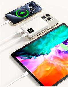 무선 충전 기능이 있는 10000 MAh Mini 디지털 휴대용 전원 은행, LED 디스플레이, 마그네틱 충전 베이스-전원 은행 - Product Image 2