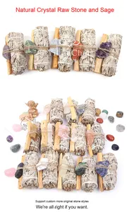 Оптовая продажа Калифорнийский белый шалфей священный деревянный минеральный полудрагоценный камень - Product Image 5