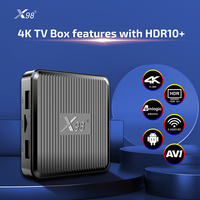 X98Q Education TV Box 1GB 8GB Android 11 Europa Certificado 1/2/8/16GB X98Q 2USB 4K * 2K HD Amlogic S905W2 Android TV box
