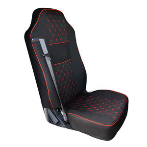 Coprisedili per auto in pelle PU Premium in cotone di lusso 5D personalizzati per SITRAK VOLVO Tractor truck front 2 pezzi - Product Image 1