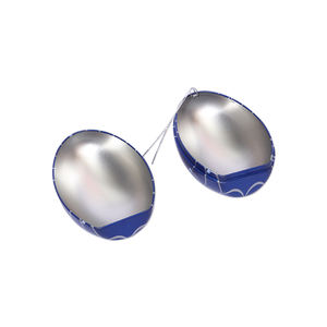 <span class=keywords><strong>Petite</strong></span> boîte en fer blanc recyclable en <span class=keywords><strong>forme</strong></span> d'oeuf <span class=keywords><strong>de</strong></span> Pâques pour la nourriture et le chocolat pour le stockage et l'affichage - Product Image 5