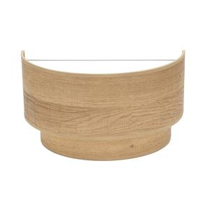 Lámpara de madera clara 1xE27, dimensiones 17x30x15 cm, ideal para decoración y ambientación en interiores. - Product Image 1