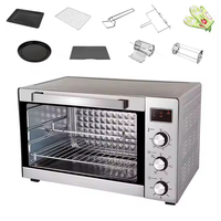 Cuisine commerciale Pizza gâteau cuisson Machine 110v/220v four four électrique avec minuterie 48 L four grille-pain électrique intelligent à vendre