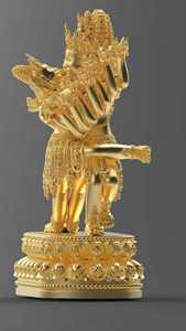 Figuras de Buda Finamente Elaboradas en Diseño <span class=keywords><strong>3D</strong></span> con Modelado Complejo de Personajes del Tíbet y Joyería de Animales y Personajes del <span class=keywords><strong>Mundo</strong></span> - Product Image 2