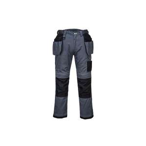 PORTWEST - PW305ZBR48 PW3 Pantalon de travail à étui extensible Zoom Gris/Noir-PANTALON DE TRAVAIL EAN 5036108394470 PANTALON DE TRAVAIL CARGO - Product Image 1