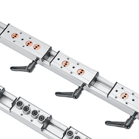 Riel de guía lineal de grado industrial con doble eje integrado SGR10 15N 20 25 35, eje óptico de acero para rodamientos, CNC profesional