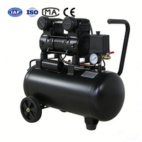Compresseurs d'air portables pour la peinture au pistolet et l'industrie de lavage de voitures, alimentation CA 220V 8L
