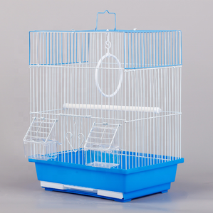 Spot gros fil métallique <span class=keywords><strong>Cage</strong></span> à oiseaux Cages d'élevage d'oiseaux quatre couleurs en option Portable Perroquet <span class=keywords><strong>Cage</strong></span> à vendre - Product Image 2