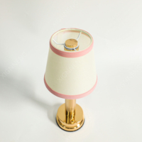 Lampe de table LED sans fil rechargeable moderne, simple et écologique, à commande tactile, portable, en tissu, pour la décoration de café et de restaurant, flexible