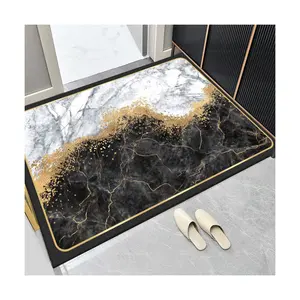Entrance indoor door mat anti slip carpet dirt absorption thin shoe scraper can be customized for home textiles