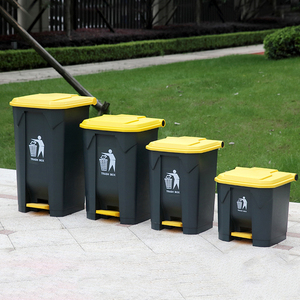 YYN <strong>80L</strong> <strong>Large</strong> Commercial Pedal Trash <strong>Bin</strong> with Lid High Capacity Plastic Hotel and Household Outdoor Sanitation for <strong>Kitchen</strong> Use - Product Image 6