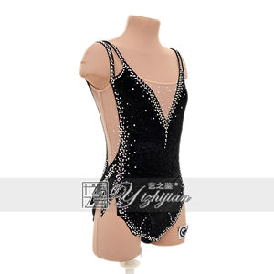 YIZHIJIAN Vente chaude <span class=keywords><strong>Justaucorps</strong></span> de <span class=keywords><strong>gymnastique</strong></span> <span class=keywords><strong>rythmique</strong></span> de haute qualité et tendance Jolies jupes - Product Image 2