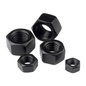 Lớp 8.8 cường độ cao Hex Nut carbon thép đen mở rộng dày vít nắp tiêu chuẩn quốc gia cường độ cao Hạt - Product Image 5