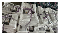 Lit 2 Places 4 Pièces Ensemble De Draps Blancs: 2 Draps De Lit Et 4 Taies D'oreille 200*230cm Queen Size Ensemble De Draps Blancs
