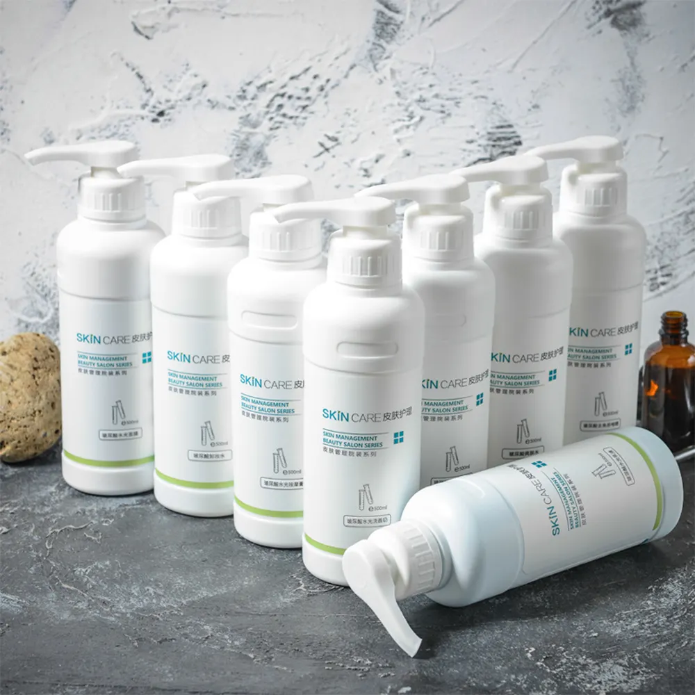 Schoonheidssalon Huidverzorgingsproduct Set Gezichtsreiniger \ Toner \ Massage Crème \ Lotion \ Masker \ Essence Cosmetica Ziekenhuis Outfit