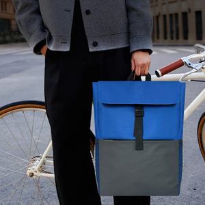 Sac à dos pour ordinateur portable imperméable pour hommes, idéal pour les activités de plein air, vente directe usine, sac à dos décontracté pour ordinateur avec fermeture éclair en polyester pour étudiants - Product Image 3