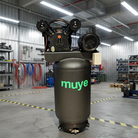 Compresseur d'air électrique vertical à une seule étape de 80 gallons, 7,5 CV, pompe en fonte à 2 cylindres, 140 PSI maximum, durable