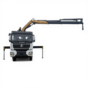 Camión <span class=keywords><strong>de</strong></span> Transporte <span class=keywords><strong>de</strong></span> Plataforma Plana SHACMAN con Grúa, Transportador <span class=keywords><strong>de</strong></span> Plataforma Plana para Transporte <span class=keywords><strong>de</strong></span> Equipos <span class=keywords><strong>de</strong></span> Excavación - Product Image 1