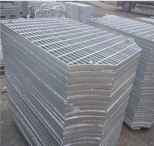 Customized Light-Weight Hot Dip Galvanized Stainless Steel Grid Bar Grating Industrial Platform Road Floor Plug Construction