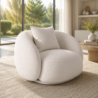 Ensemble de canapés sectionnels de style européen contemporain OKI, fauteuil d'appoint de luxe, canapé pivotant en tissu, salon, hôtel, velours, meubles pour la maison