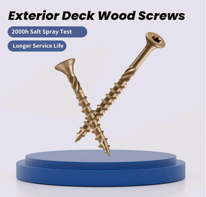 LEITE #8 Deck <strong>Screws</strong> 1 Inch Exterior Decking <strong>Wood</strong> <strong>Screws</strong> Heavy-Duty Outdoor - Product Image 3