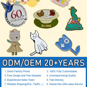 แผ่นป้ายเข็มกลัดลงยาพร้อมตะขอโลโก้ออกแบบได้ตามต้องการ - Product Image 4