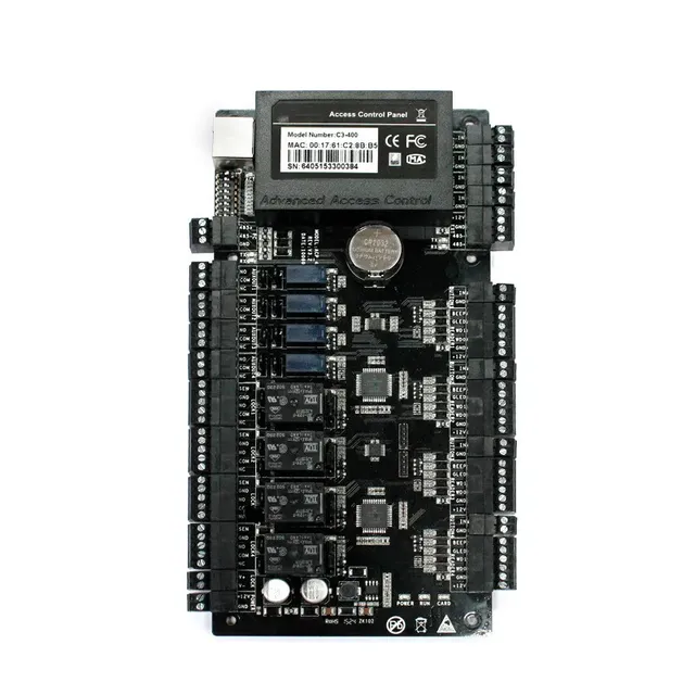 QBYteco ZK IP-Based TCP/IP C3-400 Access Control Board Wiegand Access Control Panel Door Access Controller System