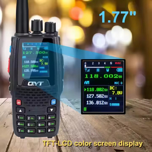 Qyt KT-A16 6w Noaa एयर बैंड एविएशन इंटरकॉम रिसेप्शन ट्रांसमिशन 108-136mhz शौकिया रेडियो दो तरह रेडियो वॉकी टॉकी - Product Image 6