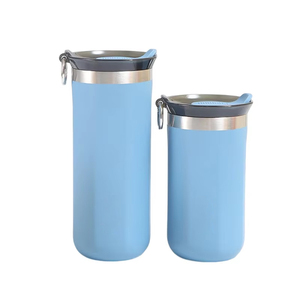 Gobelet isotherme en acier inoxydable de 12 oz et 16 oz, tasse de voyage pour café, anti-fuite avec couvercle, tasses à café pour café glacé, thé, bière - Product Image 3