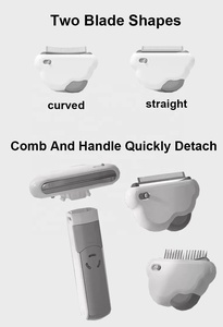 Pettine ago per animali domestici 3 in 1 lama retrattile cane districante pettine stile portatile - Product Image 5