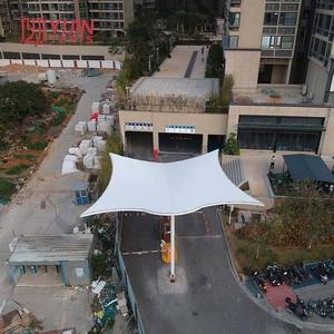Toldo de Estacionamiento con Estructura de Membrana Fundida de Diseño Profesional Guangzhou Yijin para Exteriores - Product Image 3