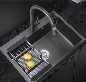 Cascata in acciaio inox cucina moderna multifunzione lavello cucina lavello cucina nascosta lavello - Product Image 5
