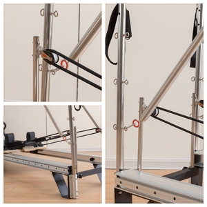 <span class=keywords><strong>Reformer</strong></span> de <span class=keywords><strong>Pilates</strong></span> de Lujo de Grado Profesional con Torre y Diseño de Riel Completo, Equipo Igual al Usado en Estudios Privados, en Venta - Product Image 6